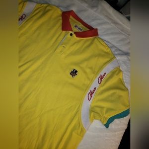 MEN Yellow Akoo polo shirt 3XL